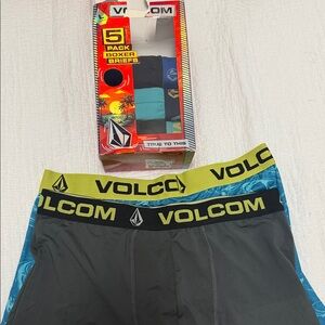 Volcom Boxer Briefs Pack - Black, Blue, Gray